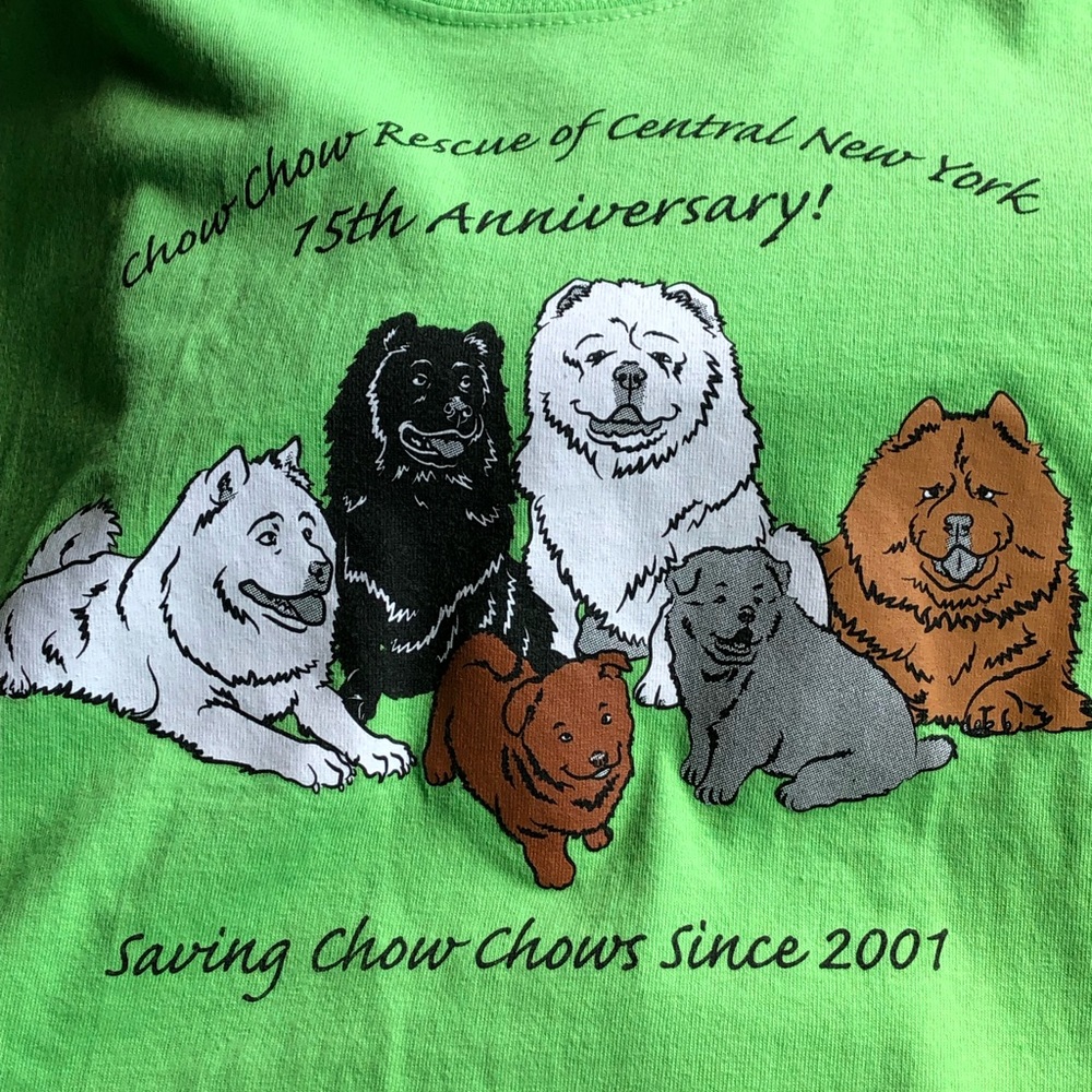 NWT Chow Chow Rescue T-shirt XXL